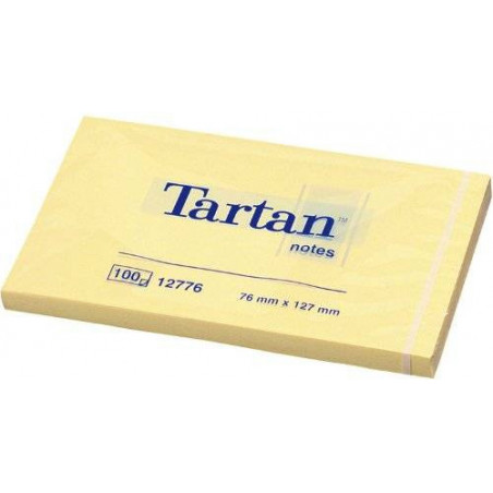 Tartan Note Yellow 76X127 Loose
