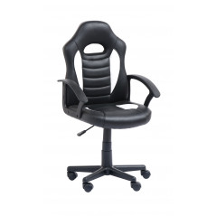 Anzio Racing Gaming Chair Black & White