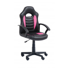 Racing Gaming Chair in Black and Pink