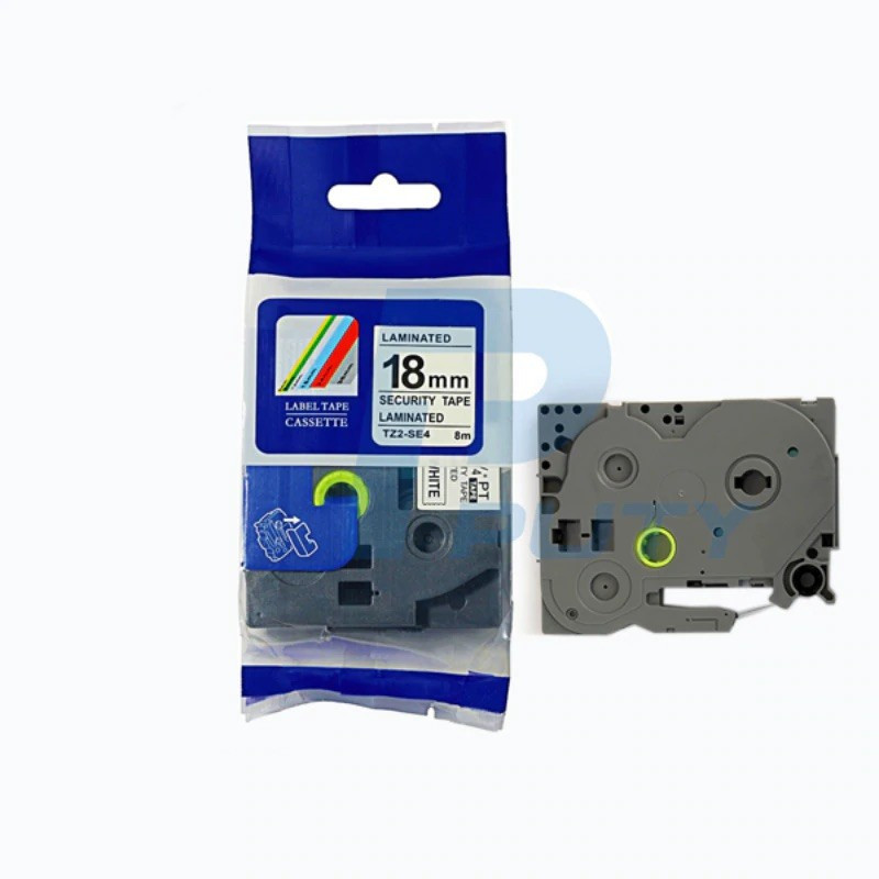 Brother TZe Labelling Tape COMPATIBLE Black on Clear 18mm Brother TZe Labelling Tape COMPATIBLE Black on Clear 18mm