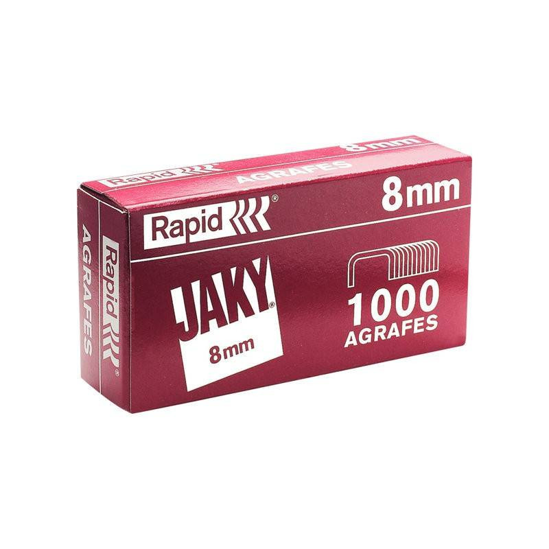 Rapid JAKY - Staples, 8 mm  COPPER-PLATED