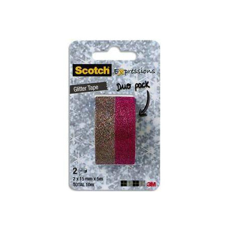 Scotch - Mini Display Duo Pack Glitters - Pink