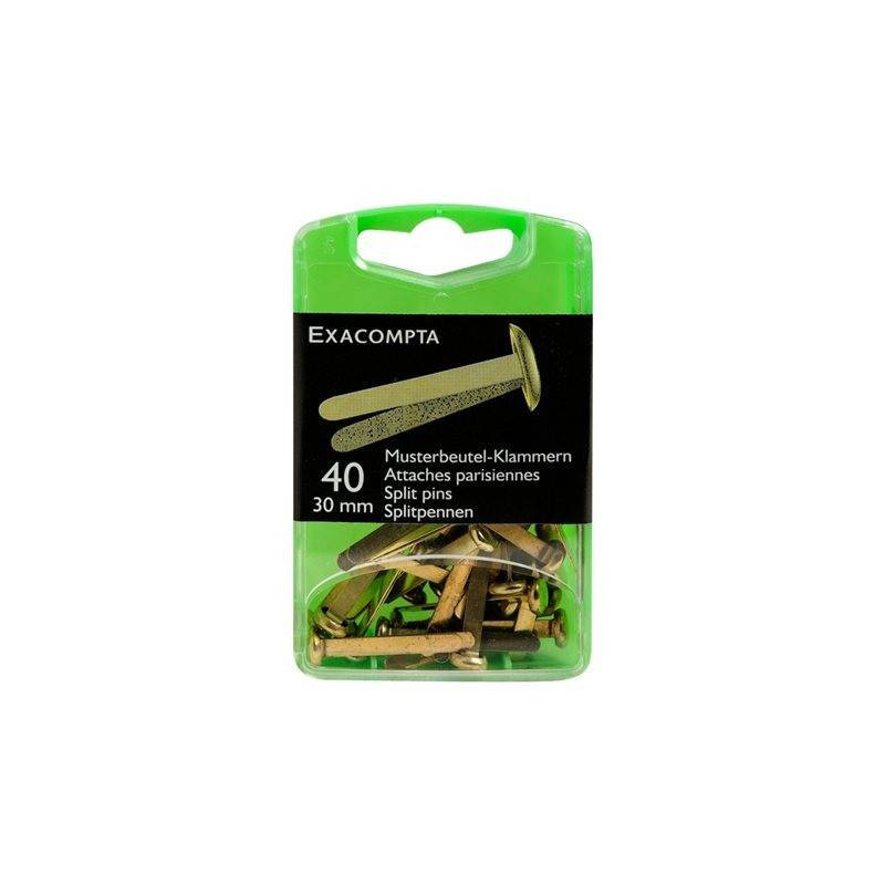 EXACOMPTA - Paper Fasteners, 30mm Gold