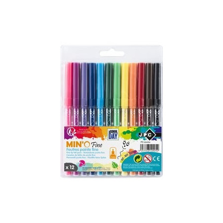 JPC MIN'O - Fibre-tip pen, assorted colours