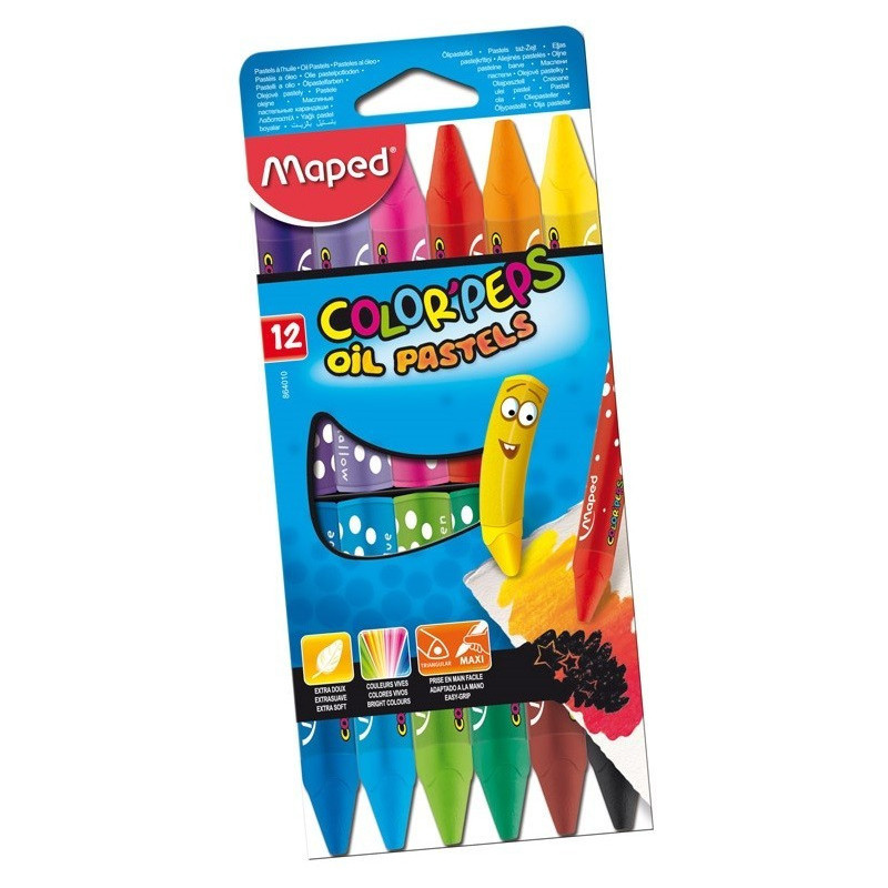 MAPED - Color'Peps Oil Pastels x12