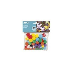 Bag Of 78 Pompons Coulours Assortment