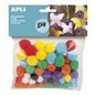 APLI - Pompoms Assorted Color x78