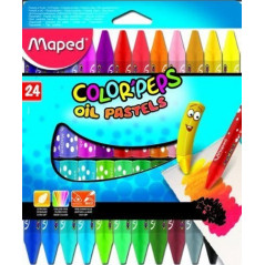 MAPED OIL PASTELS COLOR'PEPS X24
