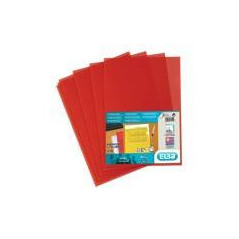 ELBA SHINE - L-shaped folder A4 Red