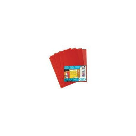 ELBA SHINE - L-shaped folder A4 Red