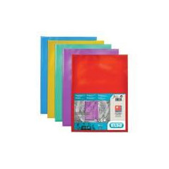 ELBA - L-shaped folder A4 Assrted Colours x 10
