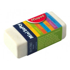 Maped Softy Mini - Eraser, white
