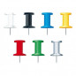 Exacompta - Push pins, 10 mm head diameter, 7 mm needle