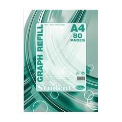 File Graph Refill A4 80 pages