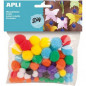 APLI - Pompoms Assorted Color x78