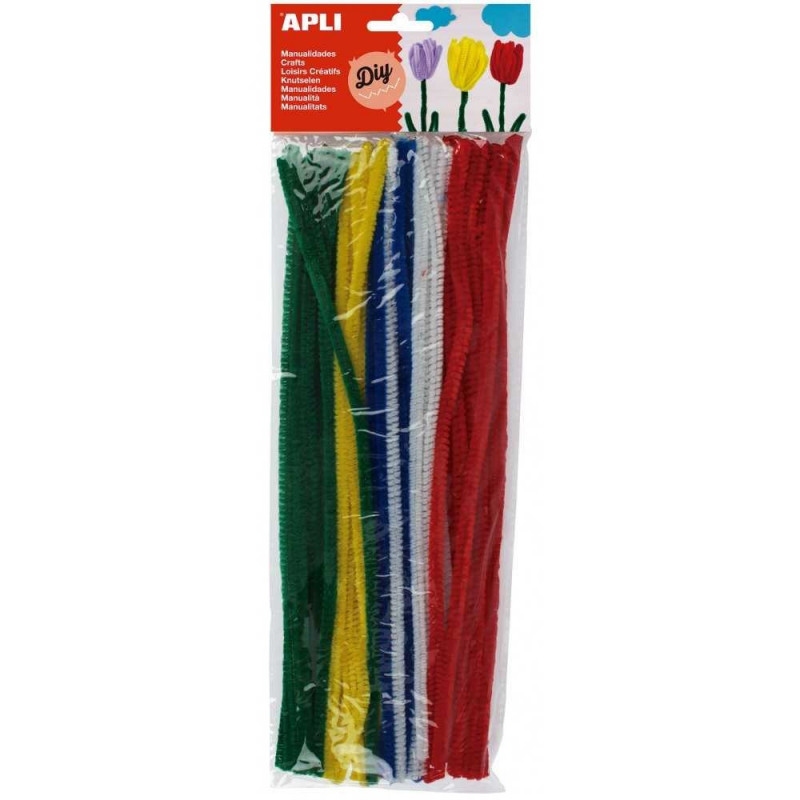 Pack Of 50 Chenilles Stems Colour