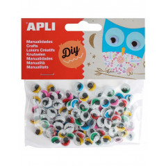 Apli -  Adhesive Colours Eyes x100
