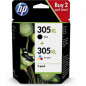 HP 305XL PACK OF 2 CARTRIDGES ORIGINAL