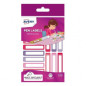 AVERY Narrow Pen Labels Pink