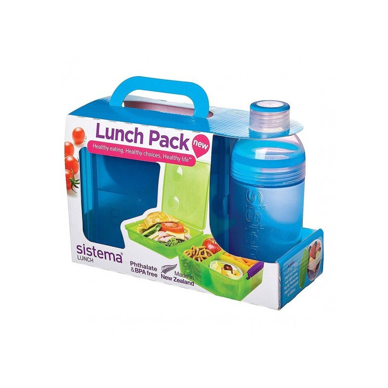 SISTEMA CUBE MAX + BOTTLE LUNCH PACK