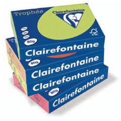 Clairefontaine TrophŽe Tinted Paper Intensive Yellow - 160g