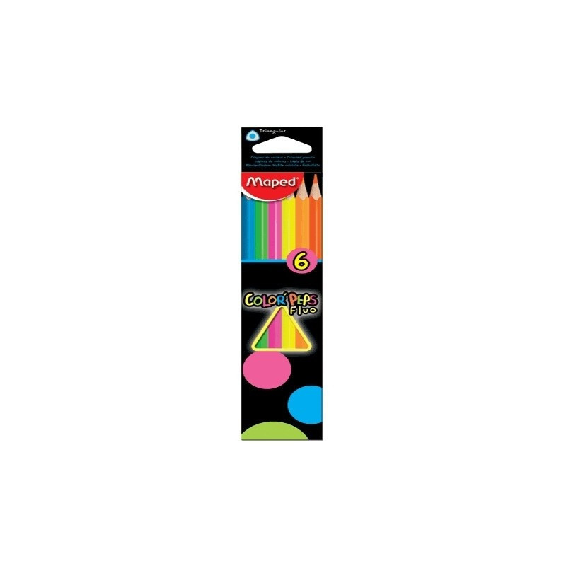 Maped Color Peps Fluo graphite pencil 6 pc-s-
