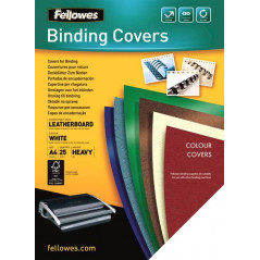 Fellowes Binding Covers A4 Royal blue - Pack 25 - White