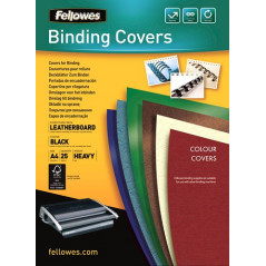 Fellowes Binding Covers A4 Royal blue - Pack 25 - Black