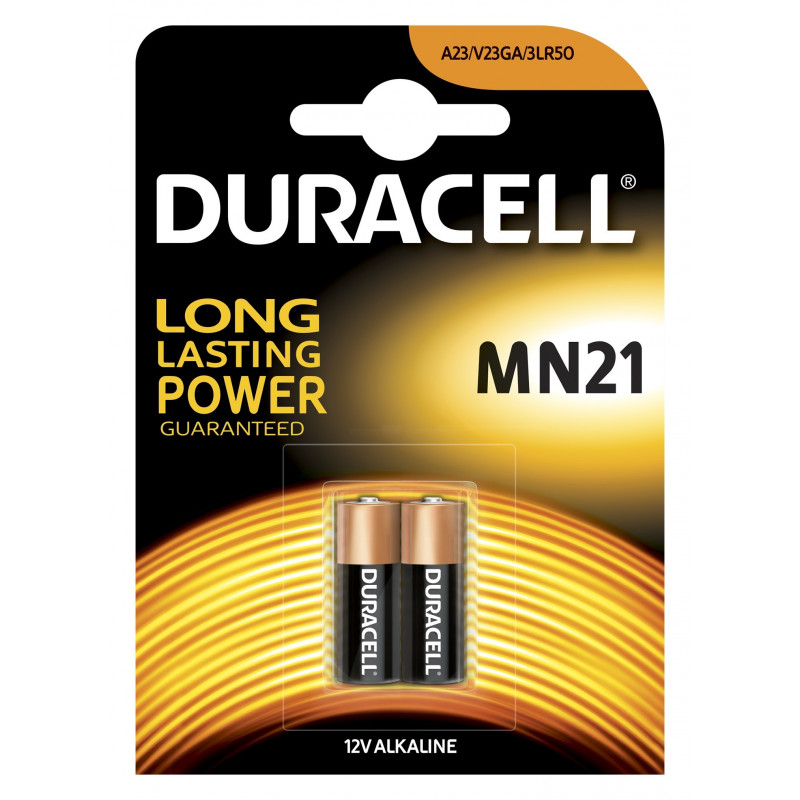 DURACELL - Security MN21, Car Security System Battery 2x Alkaline 33 mAh