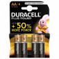 DURACELL PLUS POWER AA X4S