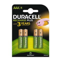 Duracell Rechage Plus - AAA - Pack of 4