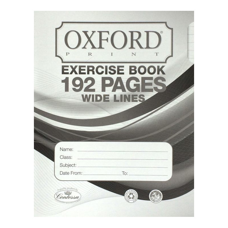 Exercise Book Wide Lines 192 Pages