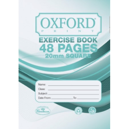 Exercise Book 48 pages square 20mm
