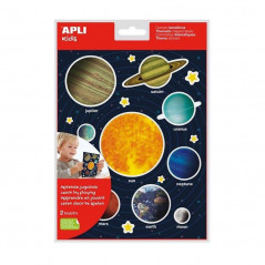 Apli - Planets Stickers x24