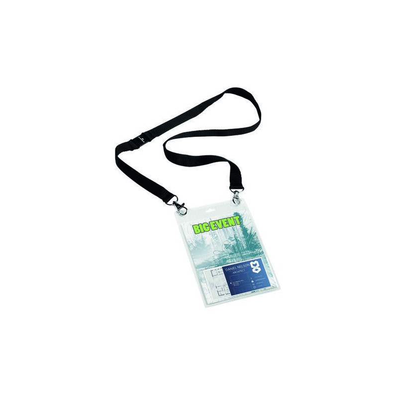 WDY NAME BADGE A6 & LANYARD - PACK OF 10