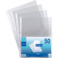 Viquel - Perforated Plastic Pockets Maxi x50
