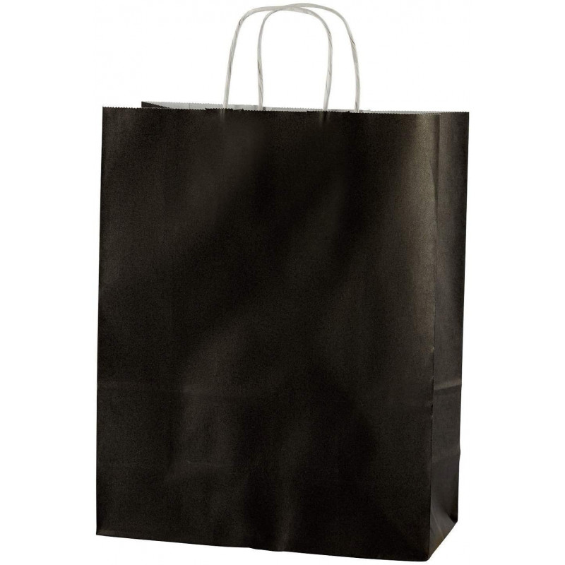 Paper Bag Black Medium X50