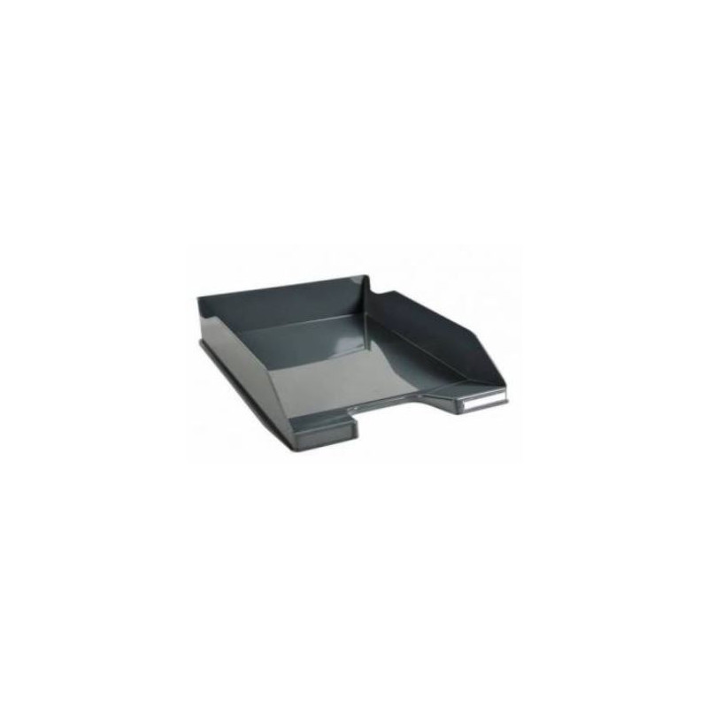 Exacompta - Letter Tray, Opaque Grey Anthracite, A4+