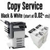 Black & White printing - 500 to 1000 copies