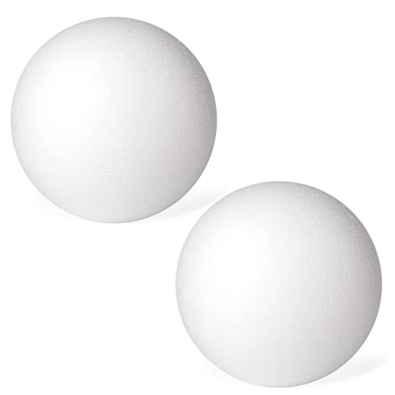 APLI - Styrofoam Balls, Ø 60 mm x2