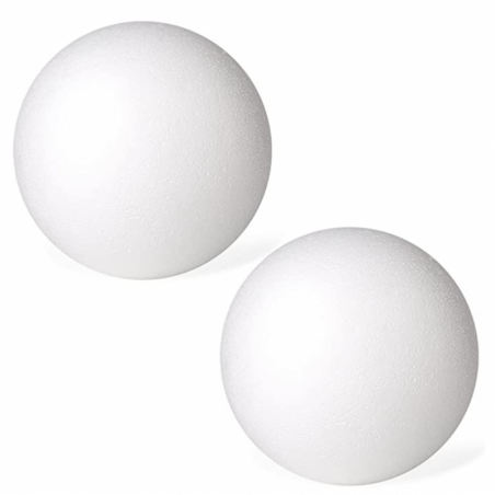 APLI - Styrofoam Balls, Ø 60 mm x2