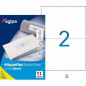 APLI - Permanent Adhesive Labels White x 2