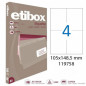 Multi-purpose labels x 4 - Right Corners - 105 x 148,5 mm Multi-purpose labels x 4 - Right Corners - 105 x 148,5 mm