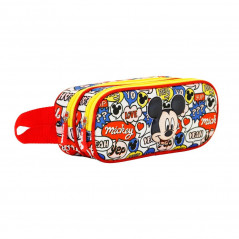 MICKEY TWO ZIP 3D PENCIL CASE