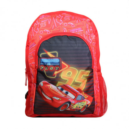 RED CARS BACKPACK 37 CM WITH POCKET