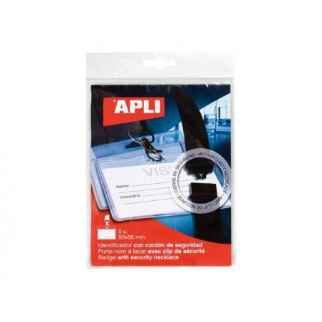 APLI - Name Badge Holder For 90x56mm