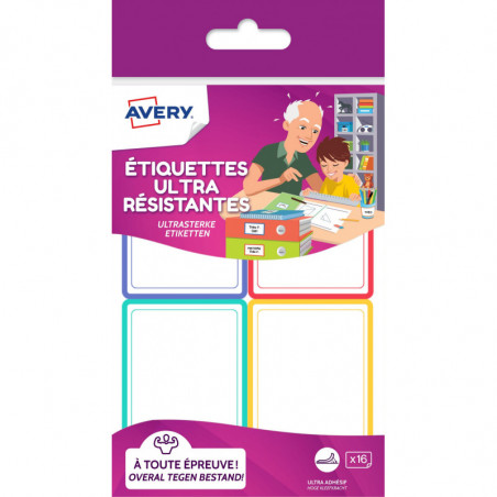 AVERY Ultra Resistant School Labels X16