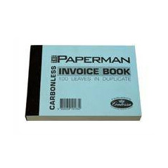 PAPERMAN - duplicate books invoice small carbonless