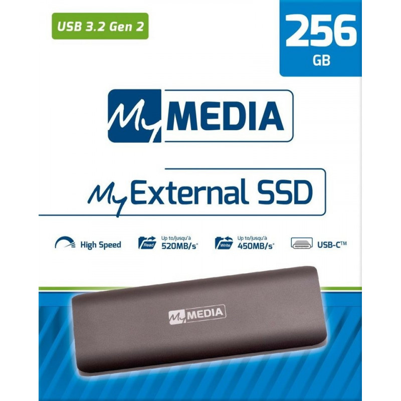 MyMedia SSD 256GB USB 3.2 Gen 2-External-