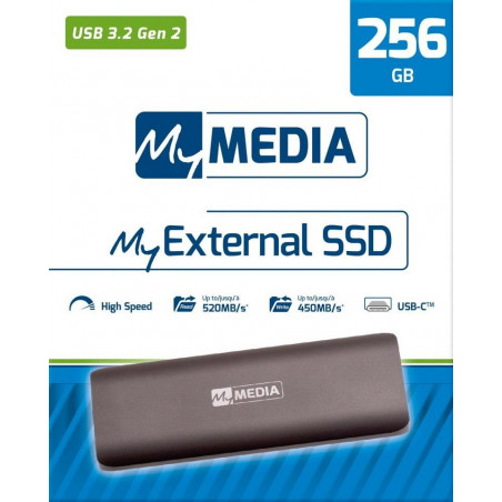 MyMedia SSD 256GB USB 3.2 Gen 2 MyExternal SSD -External-